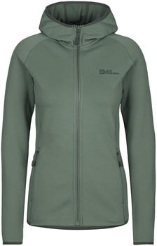Jack Wolfskin Baiselberg Hooded FZ Women hedge green