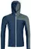 Ortovox Fleece Light Grid Hooded JKT M deep ocean