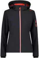 CMP 39A5006-03UP-EU 34, CMP Damen Softshell Hoodie Jacke (Gr&ouml;&szlig;e XXS, grau)...