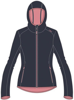 CMP Girl Jacket Fix Hood (39A5115) antracite/lotus