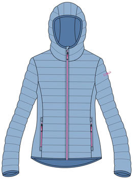 CMP Kid G Jacket Fix Hood (34Z5155) sky