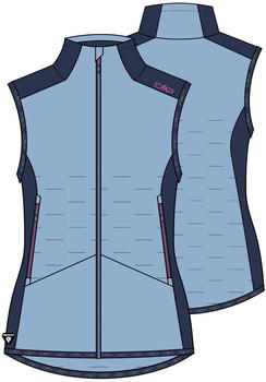 CMP Woman Hybrid Vest (34Z6586) sky