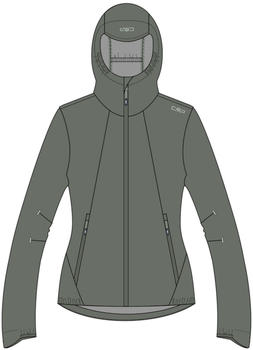 CMP Woman Jacket Fix Hood (34Z6516) salvia
