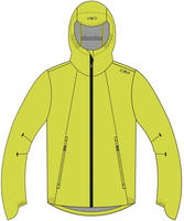 CMP 34Z6557, CMP Herren Blouson MAN JACKET FIX HOOD LIME male