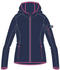 blau: CMP Mädchen Sweatshirt mit Kapuze aus Knit Tech Fleece (30H5905)