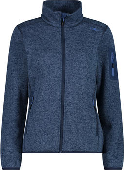 CMP Fleece Jacket Knit/Tech Melange (3H14746) blue/provenza