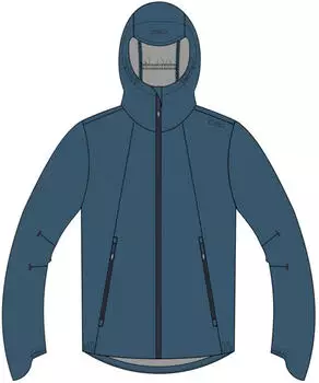 CMP Man Jacket Fix Hood (34Z6557) bluesteel