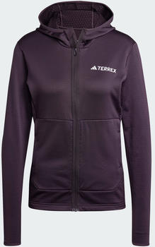 Adidas TERREX Xperior Light Fleece Hooded Jacket Women aurora black