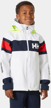 Helly Hansen Junior Salt 2 Waterproof Sailing Jacket (41690) white