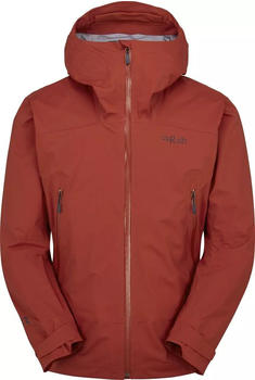 Rab Man Firewall Light Rain Jacket (QWG-92) tuscan red