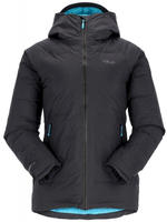 Rab QDB-50-BLQ-08, Rab Valiance Jacket Wmns black (aquamarine) (BLQ) 08 Damen