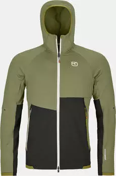 Ortovox Fleece Rib Hoody Men wild herbs