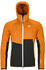 orange: Ortovox Fleece Rib Hoody Men