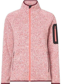McKinley Damen Fleecejacke Skeena Melange/Red Light/Bl