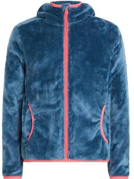 McKinley Kinder Unterjacke Kapuzen Fleecejacke Maya II Navy/Red Light