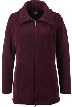 McKinley Damen Stricfleecejacke Paulina Melange/Violet Dark
