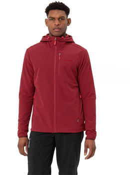 VAUDE Men's Elope Stormfleece Hoody carmine – VAUDE Men's Elope Stormfleece Hoody carmine, Fleecejacke für wechselhafte Bedingungen