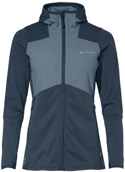 VAUDE Women's Monviso Hooded Grid Fleece Jacket nordic blue