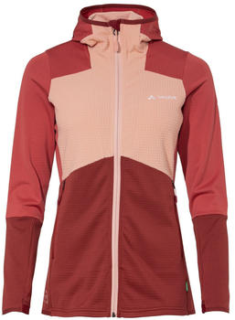 VAUDE Women's Monviso Hooded Grid Fleece Jacket brick