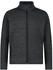 CMP Men's Jacket in Melange Stretch Performance Fleece (30E9707) piombo mel/nero
