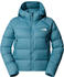 The North Face Women's Hyalite Down Hooded Jacket algae blue