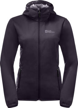 Jack Wolfskin Windhain Hoody W midnight plum