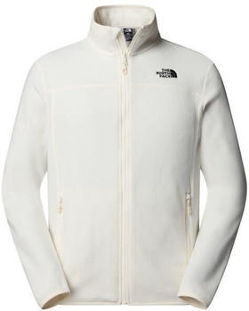 The North Face 100 Glacier Fleece Full Zip white dune