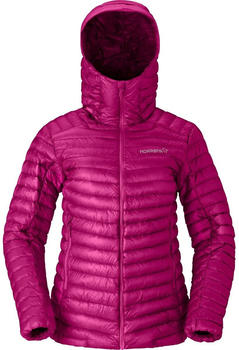 Norr&oslash;na Women's Trollveggen Superlight Down800 Hood (1617-24) festival fuchsia