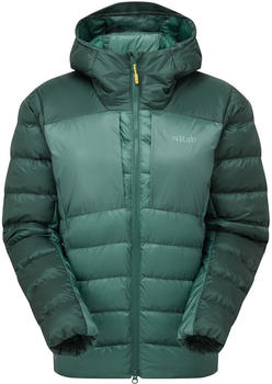 Rab Damen Cirrus Ultra isolierte Kapuzenjacke (QIP-22) green slate/eucalyptus Rab Damen Cirrus Ultra isolierte Kapuzenjacke (QIP-22) green slate/eucalyptus