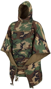 Helikon-Tex&reg; Swagman Roll Poncho woodland camo