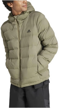 Adidas Helionic Hooded Down Jacket olive strata