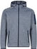blau: CMP Man Jacket Knitted Fix Hood (3H60847N)