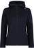 blau: CMP Woman Fleece Jacket Fix Hood (3H19826)