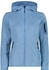 blau: CMP Woman Fleece Jacket Fix Hood (3H19826)