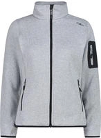 CMP - Knit-Tech Fleecejacke Damen alluminio grau