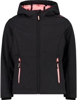 CMP Softshell-M&auml;dchenjacke mit Fix-Hood (3A29385N) antracite/lotus