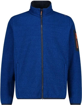 CMP Herren-Fleece Jacquard-Knit-Tech mit Rautenmuster (38H2237) zaffiro