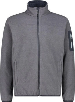 CMP Herren-Fleece Jacquard-Knit-Tech mit Rautenmuster (38H2237) grey/titanio