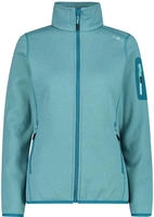 CMP 3H14746-08ES-EU 48, CMP Damen Strick Fleece Jacke (Gr&ouml;&szlig;e 3XL, tuerkis) female