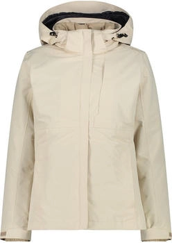 CMP Damen 3-in-1-Jacke aus Taslan (33Z1646D) crema