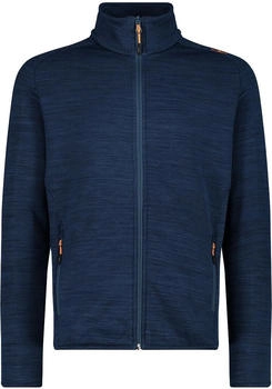 CMP Herrenjacke aus Stretch-Performance-Fleece in Melange (30E9707) blue steel mel.