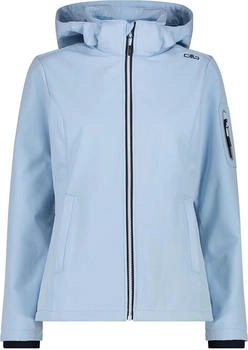 CMP Softshell-Damenjacke mit abnehmbarer Kapuze (39A5006) skylight