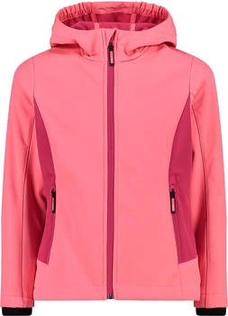 CMP Softshell-M&auml;dchenjacke mit Fix-Hood (3A29385N) gloss/fuxia