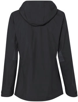 VAUDE Women's Simony 2,5L Jacket V black – VAUDE Women's Simony 2,5L Jacket V – wasserdichter Wetterschutz für Wanderungen