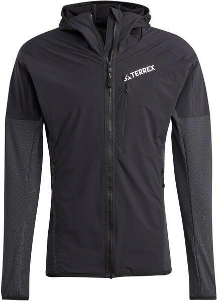 Adidas Terrex Techrock Hooded Wind Fleece Jacket schwarz 095A