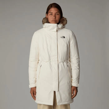 The North Face Zaneck Recycelter Parka wei&szlig; dune