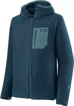 blau: Patagonia Men's R1 Air Full-Zip Hoody