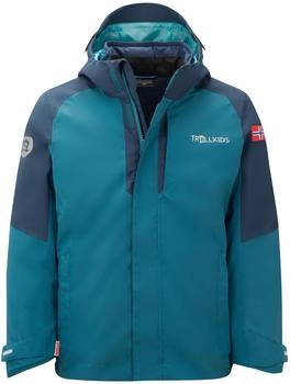 Trollkids Kinder Skanden 3in1 Jacke blau