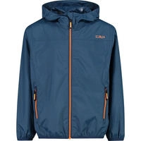 CMP 32X5804-M951-140, CMP KID Jacket Rain FIX Hood bluesteel (M951) 140 Kids