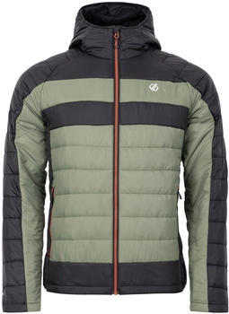 Dare2b Damen Touring II Baffle-Jacke Schwarz & Olivgrün (DMN456-2G3)